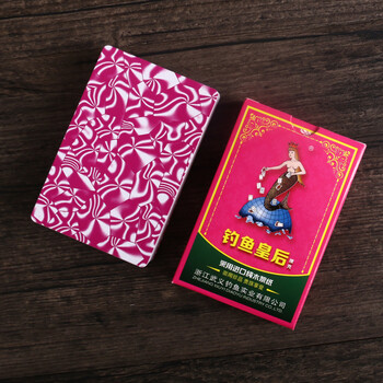 钓鱼皇后扑克牌新款高颜值花切扑克高档顺滑高弹进口木浆纸钓鱼289