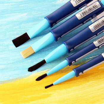 辉柏嘉（Faber-castell）可伸缩尼龙画笔美术专业勾线笔描边笔单支装圆头8号（尼龙毛）美术写生