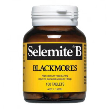 澳洲blackmores高硒酵母片selemiteb硒片元素补硒100澳佳宝