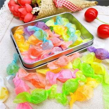 冲量啦圣诞礼物千纸鹤糖果水果切片糖学生糖果磨砂千纸鹤糖250g约168