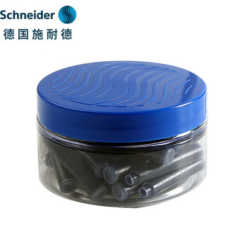 施耐德(Schneider)钢笔墨囊墨水胆非碳素不堵笔德国进口欧标钢笔适用开学必备用品30支瓶装 蓝色6703 施耐德(Schneider)钢笔墨囊墨水胆非碳素不堵笔德国进口欧标钢笔适用开学必备用品30支瓶装 蓝色6703