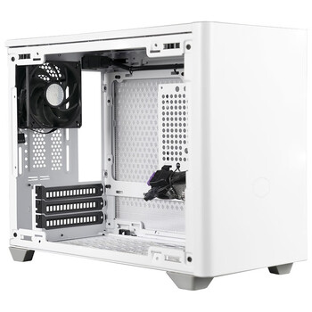 酷冷至尊(CoolerMaster)NR200(魔方200)白 ITX电脑台式小机箱 支持280水冷位/7风扇位/显卡竖装/免工具安装