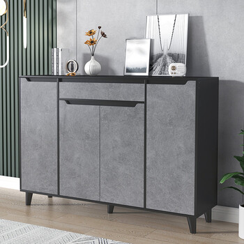 缦宛木鞋柜用门口大容量玄关阳台储物柜现代简约门厅收纳鞋架子