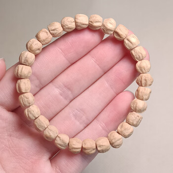 初茜热振百香籽手串藏式直切深坑鬼脸单圈高密原籽柏香籽佛珠手串链女