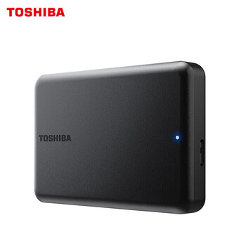 东芝（TOSHIBA）4TB 移动硬盘 Partner USB 3.2 Gen 1 2.5英寸 曜石黑 兼容Mac 轻薄便携 稳定耐用 高速传输