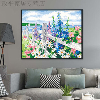 油彩画/F5 花海油画品牌及商品- 京东
