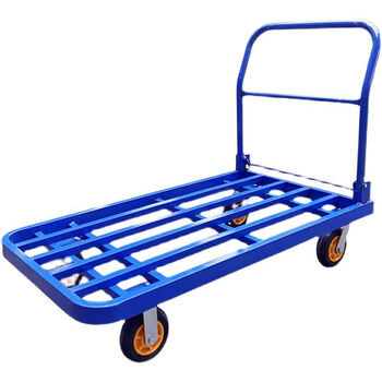 弘铁手推车拉货车钢管平板车折叠搬运车小拖车便携家用手拉车景安 120