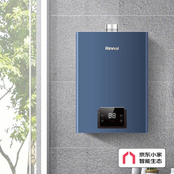 林内(Rinnai)16升燃气热水器 京东小家智能生态 家用天然气语音APP智控恒温防冻RUS-16QD33W 京品家电*