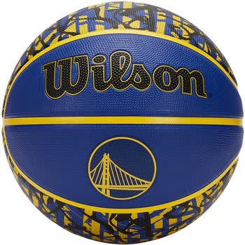 Wilson威尔胜NBA球队橡胶涂鸦系列金州勇士队青少年成人室外7号篮球