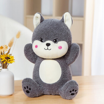 威科尚大灰狼玩偶披着羊皮的狼公仔儿童布娃娃毛绒玩具送男女孩生日