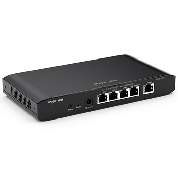 锐捷（Ruijie）5口千兆企业级网关路由 RG-EG105G V2 带机100 无线AC控制器 双WAN口 上网行为管理