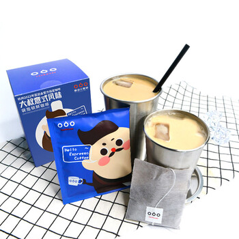 隅田川 袋泡咖啡粉可冷萃咖啡节日礼盒 蓝大叔款 10g*8片装 隅田川 袋泡咖啡粉可冷萃咖啡节日礼盒 蓝大叔款 10g*8片装