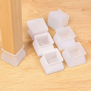 护家 硅胶桌椅脚垫椅子腿保护套凳子脚垫耐磨方形白色 护家 硅胶桌椅脚垫椅子腿保护套凳子脚垫耐磨方形白色