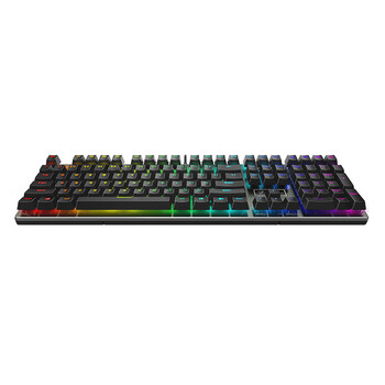 雷柏（Rapoo） V700RGB合金版 机械键盘 有线键盘 游戏键盘 108键RGB背光键盘 可编程键盘 吃鸡键盘 黑轴