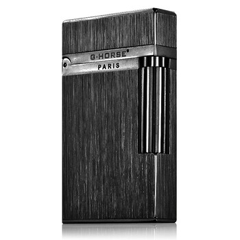 日本原装进口法国ghorse男士朗声打火机定制防风充气复古个性纯铜砂轮