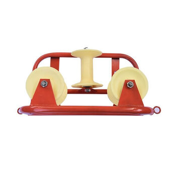 定制适用电缆放线滑轮电力光缆吊钩桥架管口转角直跑拉线座挂两用尼龙