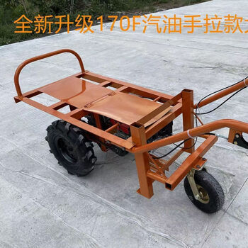 机动独轮车汽油机农用三轮车鸡公车机动爬坡农用手推车翻斗车运输