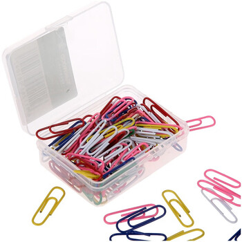 三木（SUNWOOD）(SUNWOOD) 彩色回形针/曲别针 100枚/盒 10盒装 8104