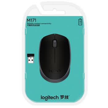 罗技(Logitech)M171鼠标 笔记本电脑商务办公无线光电鼠标无线光电鼠标 (黑) 罗技(Logitech)M171鼠标 笔记本电脑商务办公无线光电鼠标无线光电鼠标 (黑)