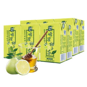 天喔茶庄蜂蜜柚子茶整箱果汁送礼礼盒饮料果味茶饮品蜂蜜柚子茶250ml