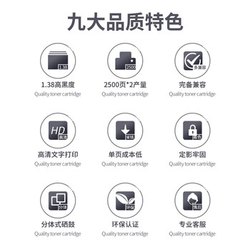 得力（deli）230a硒鼓 适用惠普M227fdn M227fdw M203dw 203d打印机硒鼓 大容量双支装