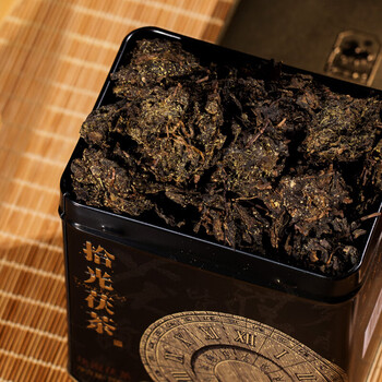 泾渭茯茶拾光块泡茯茶200g黑茶叶陕西咸阳茯砖茶特产节日送礼装免翘易泡