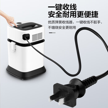 海尔（Haier）桶式吸尘器家用大吸力强力大功率吸尘机干湿两用吸灰除尘机一键收线HZ-T818W升级无级调速诚意好礼