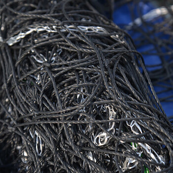 英辉（INVUI）排球网便携室内外涤纶标准比赛训练四包边带钢丝排球网 9.5m*1m