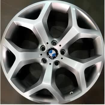 适用于改装宝马x5x6x5mx6m铝合金轮毂19寸20寸21寸铸造锻造钢圈 红色