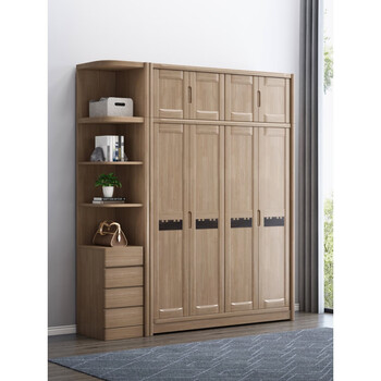 三开门衣柜卧室橱柜大衣柜现代简约家用卧室组装组合三四五门平开门