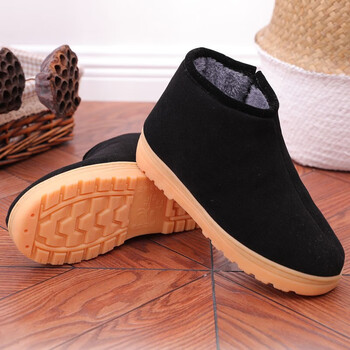 传统手工棉鞋女冬季加绒加厚中老年人保暖鞋学生居家北京老布棉鞋