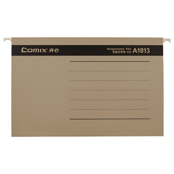 齐心(Comix) 25个易查找吊挂夹 倒挂夹 文件夹倒挂文件夹 F/C 纸质资料夹 灰 A1813 齐心(Comix) 25个易查找吊挂夹 倒挂夹 文件夹倒挂文件夹 F/C 纸质资料夹 灰 A1813