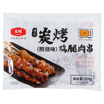 牧马安达罗森711 大成炭烧鸡腿肉串10根日式照烧风味罗森便利店同款半成品加热即食大成鸡腿肉串5袋 图片价格品牌报价 京东