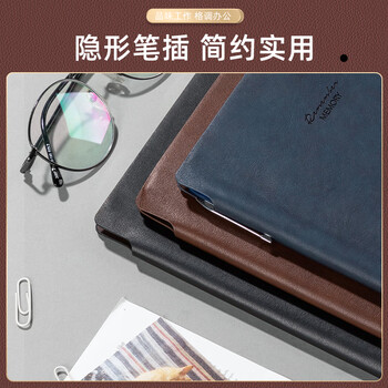得力(deli)25K96张可插笔绑带皮面本记事本工作笔记本子日记本文具办公用品棕色22215 得力(deli)25K96张可插笔绑带皮面本记事本工作笔记本子日记本文具办公用品棕色22215