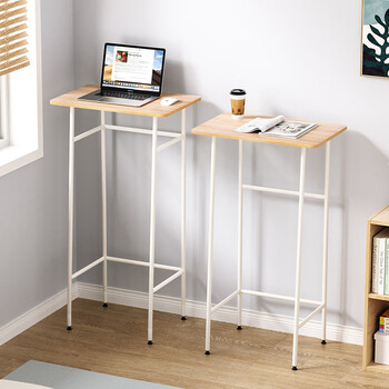 治巢高脚桌简易站立式工作台站着办公写字桌学生站立书桌学习桌电脑桌