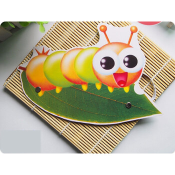 幼儿园教学用品儿童游戏面具舞台表演道具角色扮演动物头饰昆 毛毛虫