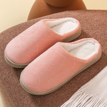 莱杉棉拖鞋女月子鞋情侣室内保暖家居毛拖鞋家用厚底男士冬天地板拖鞋