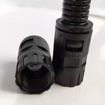 黛惑 双锁紧防水波纹管接头双功能电缆格兰头软管内螺纹固定pa尼龙 内