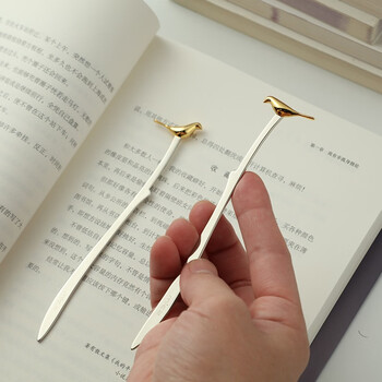 米兹MIEZ 教师节礼物原创金属书签比翼情侣礼盒装 生日礼物送女生结婚纪念礼物送老婆文具套装伴手礼