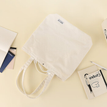 国誉(KOKUYO)Noritake联名托特包便携时尚帆布袋ins手提袋购物袋简约大容量单肩包 白色 1个 WSG-KB2X02W 国誉(KOKUYO)Noritake联名托特包便携时尚帆布袋ins手提袋购物袋简约大容量单肩包 白色 1个 WSG-KB2X02W