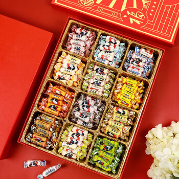 食品饮料>休闲食品>糖果>奶糖>隽辰堂>隽辰堂大白兔奶糖礼盒过年货送