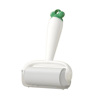 京典光年粘毛器可撕式粘尘纸除毛器 16cm白色（含1卷纸）带防尘罩