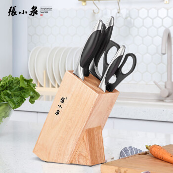
                                        
                                                                                张小泉 不锈钢六件套刀具 厨房菜刀套装N5497                