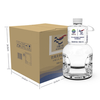 大秦之水天然弱碱性饮用水富锶真矿泉水4.5L*4会议办公 家庭健康用水 大秦之水天然弱碱性饮用水富锶真矿泉水4.5L*4会议办公 家庭健康用水