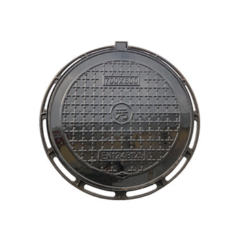 巨成 球墨铸铁圆井盖 排水沟下水道井盖板 直径500 承重:过小车 重16