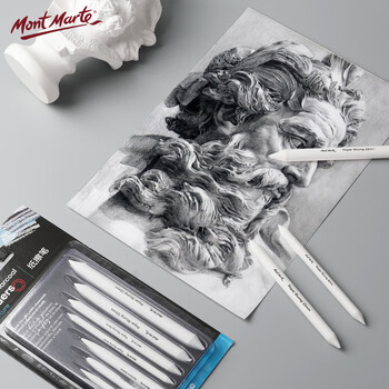 蒙玛特(Mont Marte)素描纸擦笔7支装 美术专业绘画宣纸擦笔学生画画可撕涂抹笔 大中小号笔擦套装MAXX0011 速写 马克笔绘画 蒙玛特(Mont Marte)素描纸擦笔7支装 美术专业绘画宣纸擦笔学生画画可撕涂抹笔 大中小号笔擦套装MAXX0011 速写 马克笔绘画