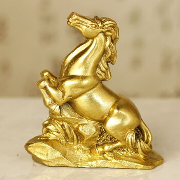 铜马摆件纯铜生肖马金属工艺品礼品家居装饰品 大号生肖马高17厘米