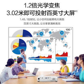 爱普生（EPSON） CB-X06 投影仪 投影机办公会议专用投影仪 培训（标清XGA 3600流明 滑动镜头盖）两年质保