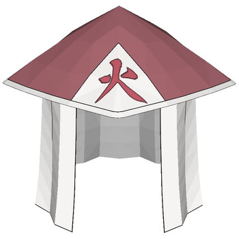 博桐梦全光辰5影斗笠火影忍者3d纸模型diy手工儿童玩具摆件装饰 火影