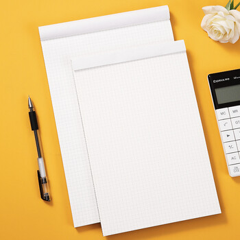 齐心(Comix) B5/80张方格本笔记本子/拍纸本/草稿纸/绘图本黑 C8205